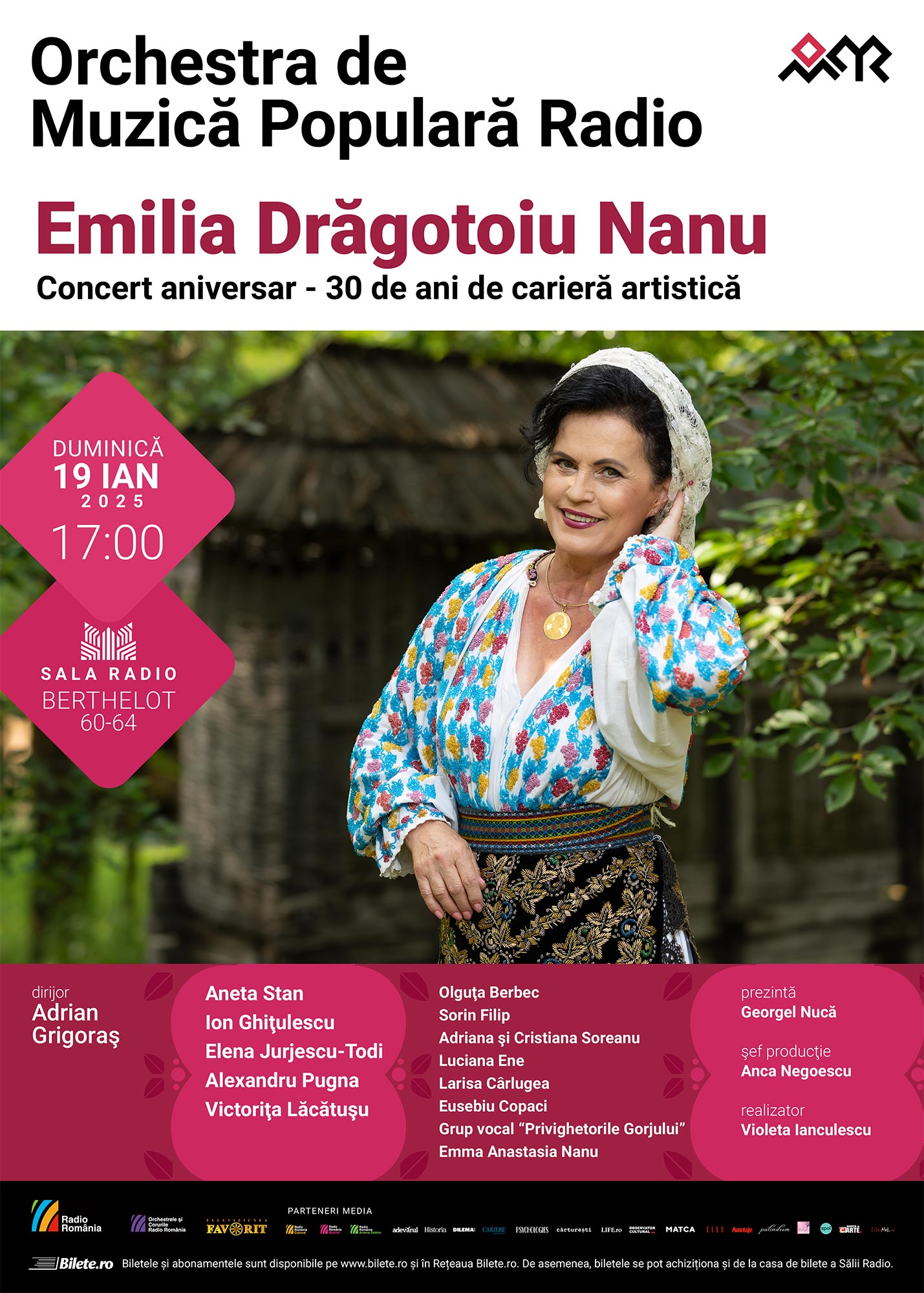 Concert aniversar Emilia Drăgotoiu Nanu - ORCHESTRA DE MUZICĂ POPULARĂ