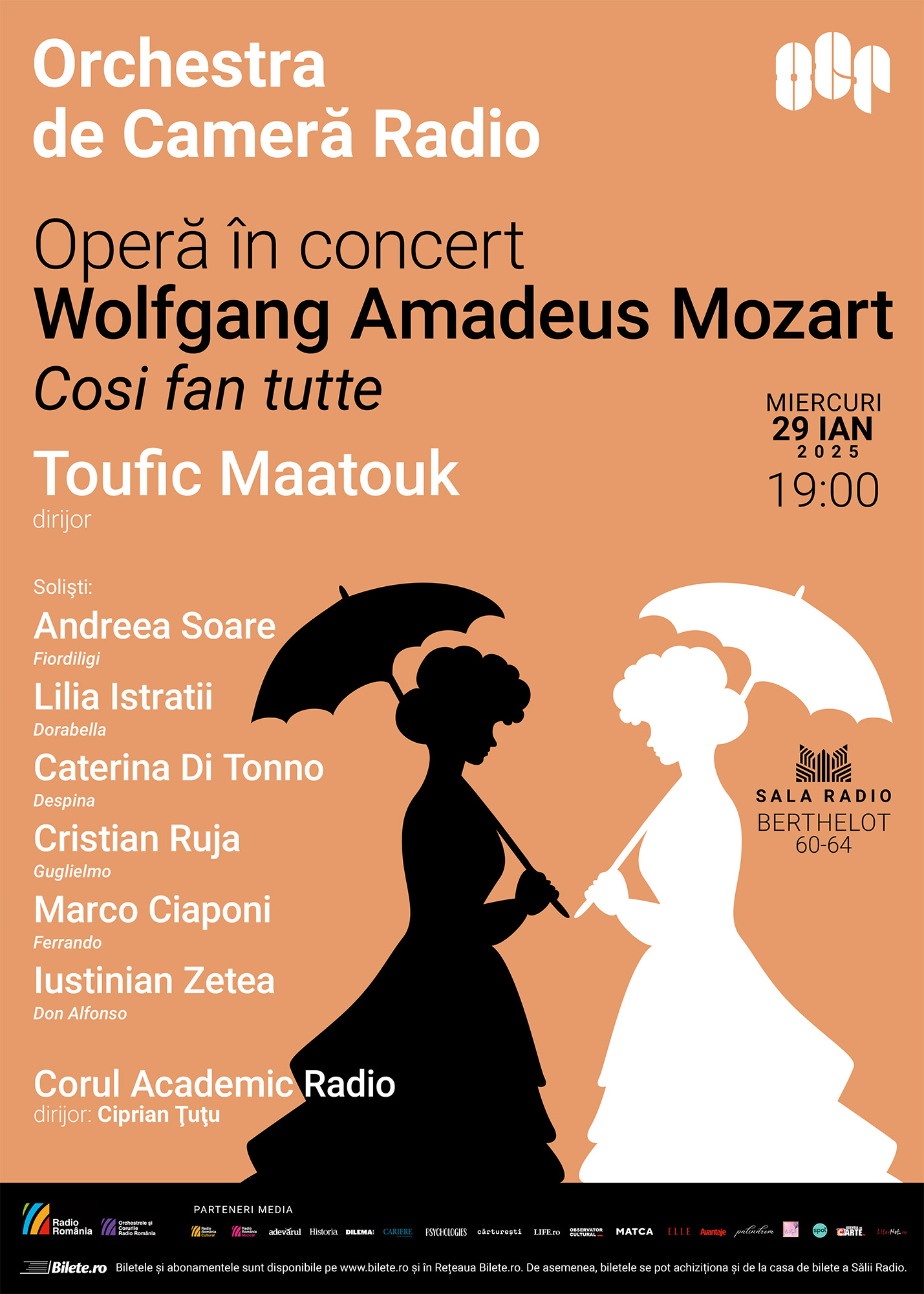 Opera în concert - Cosi fan tutte - Mozart