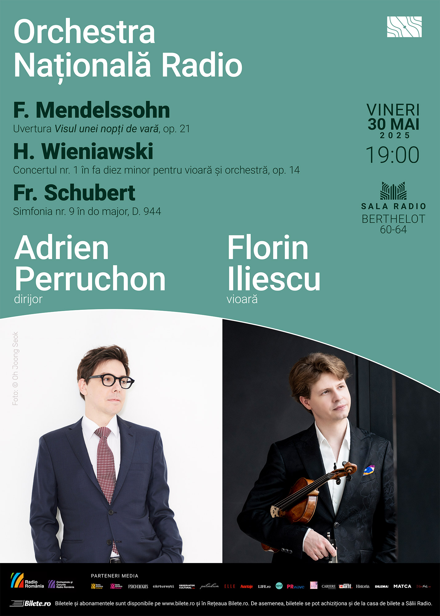 Weber, Wieniawski, Schubert – ORCHESTRA NAŢIONALĂ RADIO