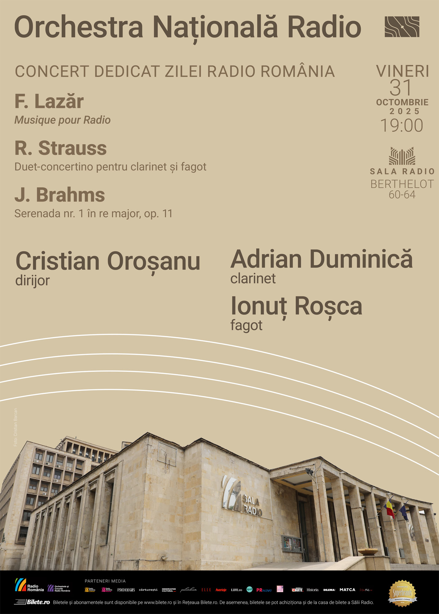 CONCERT DEDICAT ZILEI RADIO ROMÂNIA- ONR