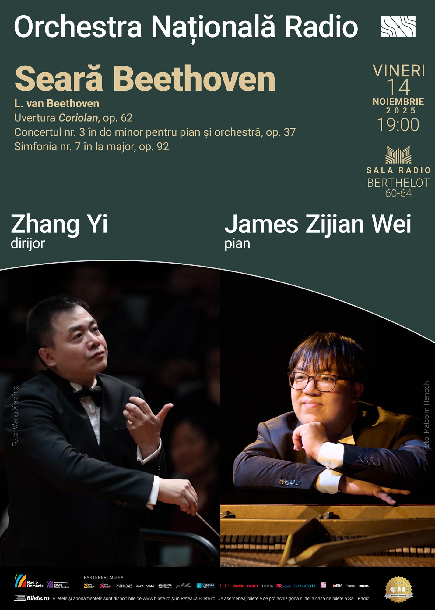 Seară Beethoven – ORCHESTRA NAŢIONALĂ RADIO