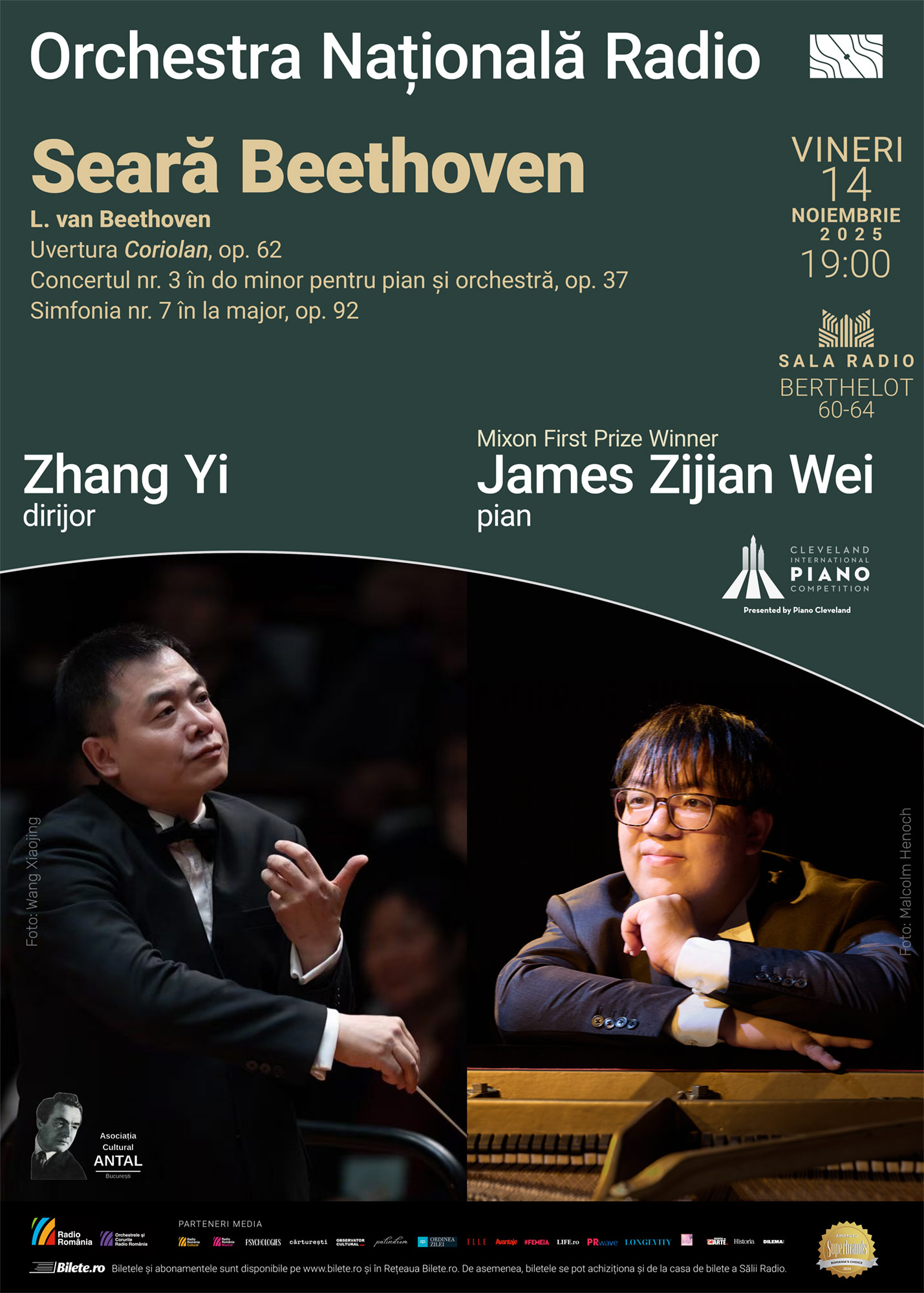 Seară Beethoven – ORCHESTRA NAŢIONALĂ RADIO