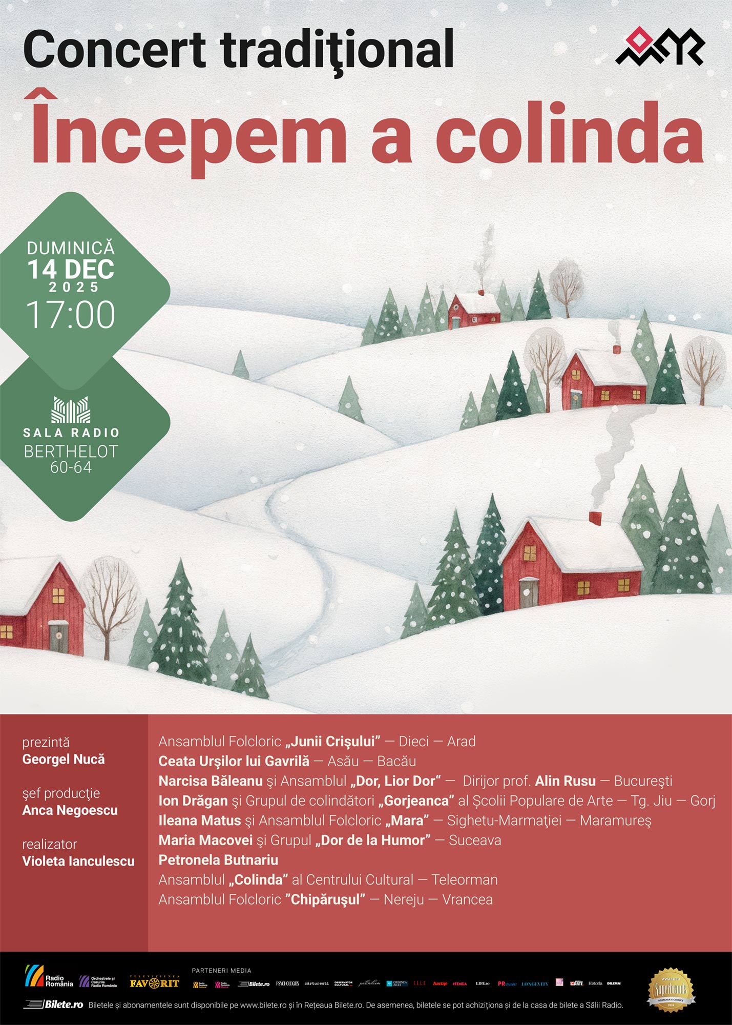 Concert traditional de colinde „Incepem a colinda”